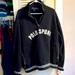 Polo By Ralph Lauren Sweaters | Black Fleece Xxl Polo Sport Quarter Zip Sweater | Color: Black/White | Size: Xxl