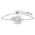 Swarovski Gema Adjustable Bracelet, Clear Crystals in a Rhodium Plated from the Gema Collection