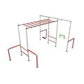 Monkey Bar Store Climbing Frame Monkey Bars - the TIGER (RED)