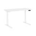 Humanscale Height Adjustable Standing Desk Wood/Metal in White | 47.6 H x 48 W x 24 D in | Wayfair FTR2448WH_FG1224DW