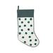 Hashtag Home Ruby Dot Stocking Cotton in Green | 20 H x 8.5 W in | Wayfair 55F8C7B505894960925B144C73E2D5CF