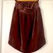 J. Crew Skirts | J.Crew Collection Velvet Brown Skirt | Color: Brown | Size: 2