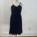 J. Crew Dresses | Cotton Halter Neck Dress Navy | Color: Blue | Size: S