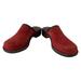J. Crew Shoes | J Crew Women's Size 7 Red Suede Wooden Heel Slip-On Clogs | Color: Red | Size: 7