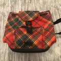 Dooney & Bourke Bags | Dooney& Bourke Tartan Plaid Backpack | Color: Black/Red | Size: Os