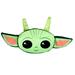 Disney Accessories | Disney Star Wars The Child Head Plush Zip Backpack | Color: Green | Size: Osbb