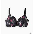 Torrid Intimates & Sleepwear | Lightly Lined Full Coverage Balconette Bra - Skull Black | Color: Black | Size: 44b