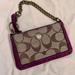 Coach Bags | Coach Coin Purse Keychain | Color: Brown/Purple | Size: Os