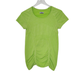 Athleta Tops | Athleta Fast Track Ruched T-Shirt S Lime Green Scoop Neck Gym Running | Color: Green/Yellow | Size: S