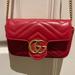 Gucci Bags | Gucci Mormont Leather Super Mini Bag Hibiscus Red. | Color: Red | Size: Os