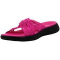 Skechers Women's Go Run 600-Sunrise Slide Sandal, Black/Hot Pink, 7 UK