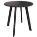 Corrigan Studio® Jakale Powder-coated Steel Outdoor Side Table Metal in Black | 18 H x 17.75 W x 17.75 D in | Wayfair