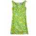 Lilly Pulitzer Dresses | Lilly Pulitzer Lime Green Beach Shell Dress. Size 0 | Color: Green/Yellow | Size: 0