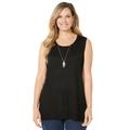 Plus Size Women's Liz&Me® Classic Shell by Liz&Me in Black (Size 0X)