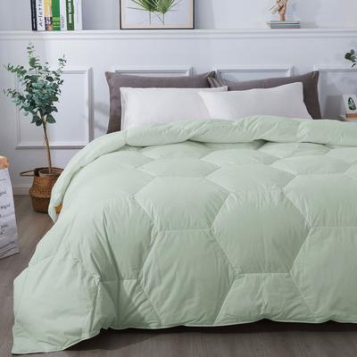 Honeycomb Stitch Down Alternative Comforter by St. James Home in Dewkist (Size TWIN)