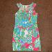 Lilly Pulitzer Dresses | Lilly Pulitzer Dress Lindy Sheath, Size 0, Green, Blue And Pink Print | Color: Green/Pink | Size: 0