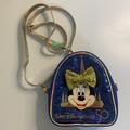 Disney Accessories | Limited Edition Walt Disney World 50th Anniversary Girl’s Mini Backpack | Color: Blue | Size: Osg