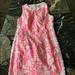 Lilly Pulitzer Dresses | Lily Pulitzer Mika Pink Shift Dress Size 2 | Color: Pink/White | Size: 2