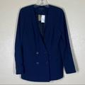 J. Crew Jackets & Coats | Jcrew Double Breasted Blue Blazer Jacket Career | Color: Blue | Size: 4