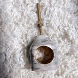 Anthropologie Other | Grey Marble Stone Anthropologie Drawer Knob | Color: Gray/Silver | Size: Os