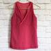 Lululemon Athletica Tops | Lululemon Pink Tank Top 8 Crossover Racerback Athletic Workout Gym | Color: Pink | Size: 8