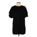 Zara TRF Casual Dress - Mini: Black Solid Dresses - Women's Size Large