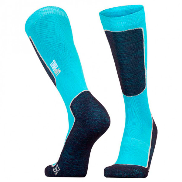 UphillSport - Halla Alpine Merino & Quick Dry - Skisocken 35-38 | EU 35-38 blau/türkis