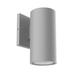 Kuzco Lighting Nordic Battery Powered Integrated LED Outdoor Armed Sconce Aluminum/Metal in Gray | 7 H x 3.5 W x 4.5 D in | Wayfair EW3107-GY