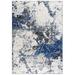 Blue 87 x 30 x 0.4 in Area Rug - Rizzy Home 100% Polypropylene Power Loomed Area Rug Polypropylene | 87 H x 30 W x 0.4 D in | Wayfair