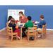 Childcraft Wood Kidney-Shaped Writing Table Wood in Brown | 36 H x 58 W in | Wayfair 296492