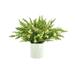 Primrue Wild Floral Arrangement in a Pot Plastic/Polysilk in Green | 21 H x 32 W in | Wayfair 1A1850CA61064BCCAD73FE53CD224EFE