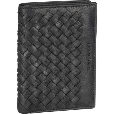 Bugatti - Geldbörse Woven Wallet 6112 Portemonnaies Schwarz Herren