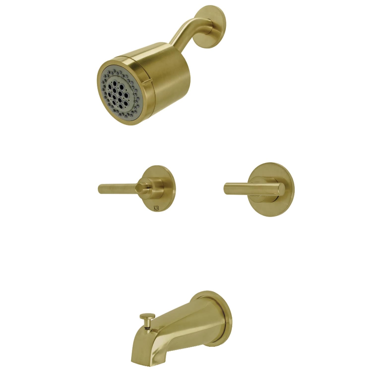 Kingston Brass KBX814.CML Manhattan Tub and Shower Trim Package with