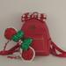 Disney Accessories | Loungefly Minnie Mouse Red Mini Backpack / Sequin Polkadot Bow And Minnie Ears | Color: Red | Size: Os