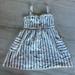 American Eagle Outfitters Dresses | American Eagle Striped Dress | Color: Gray/White | Size: M