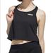 Adidas Tops | Adidas Climalite Crop Muscle Tank In Black Size Large Nwt | Color: Black/White | Size: L
