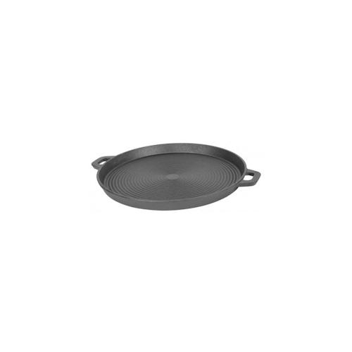 CHEFGASTRO BBQ runde Wende-Grillplatte Gusseisen Ø 34 cm