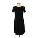 CATHERINE Catherine Malandrino Casual Dress - Shift: Black Print Dresses - Women's Size X-Small