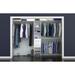 ClosetMaid SuiteSymphony 72" W - 108" W Closet System w/ Drawers Manufactured Wood in White | 82.46 H x 13.54 D in | Wayfair