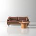 AllModern Laguna 83" Upholstered Sofa Wood in Brown | 31.1 H x 83.46 W x 35.83 D in | Wayfair A11591F56B1543FE847E442117FB8416