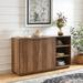 Loon Peak® Caytie 47.6" Wide 3 Drawer Sideboard Wood in Brown | 32 H x 47.6 W x 15.5 D in | Wayfair 48604234C3CE4E37B3696E981C290744