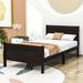Harriet Bee Twin Size Wooden Platform Bed Frame w/ Wood Slat Support | 35 H x 41 W x 81 D in | Wayfair 3730BD29410748438115AC67580A7C21