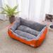 Tucker Murphy Pet™ Caci Four Seasons Candy Bolster Cotton in Orange | 6 H x 27.5 W x 21.5 D in | Wayfair A431F29D0FDF452A8BAEA7C0688F88D2