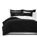 Vanessa Black Duvet Cover and Pillow Sham(s) Set