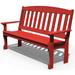 Poly Lumber 5' English Garden Bench