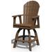 Poly Lumber Adirondack Swivel Bar Chair