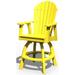 Poly Lumber Adirondack Swivel Bar Chair