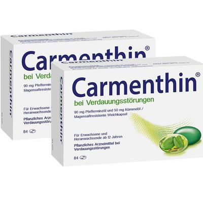 2x Carmenthin bei Verdauungsstörungen 2x84 St magensaftresistente Weichkapseln Image