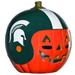 Michigan State Spartans Ceramic Pumpkin Helmet