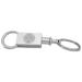 Silver Campbellsville Tigers Two-Section Key Ring